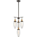 Shinzu Oil Rubbed Bronze Antique Brass Chandelier - Chandeliers