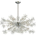 Snowburst Polished Chrome Chandelier - Chandeliers