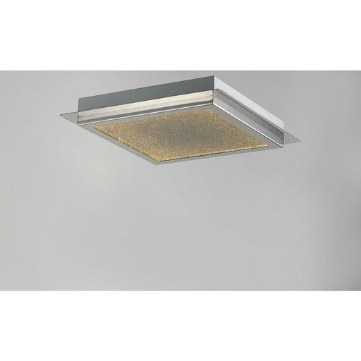 Sparkler Polished Chrome LED Flush Mount Chandelier - Chandeliers