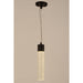 Sprite Graphite Black Clear Crystal 1 Light LED Pendant - Pendants