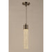 Sprite Matte Nickel Clear Crystal 1 Light LED Pendant - Pendants