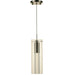 Sprite Matte Nickel Clear Glass 1 Light LED Pendant - Pendants