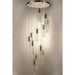 Sprite Matte Nickel Clear Glass 12 Light LED Pendant - Pendants