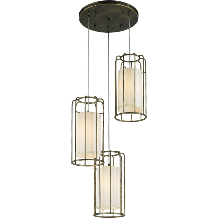 Sprocket Antique Bronze 3 Light Pendant - Pendants