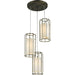 Sprocket Antique Bronze 3 Light Pendant - Pendants
