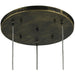Sprocket Antique Bronze 3 Light Pendant - Pendants