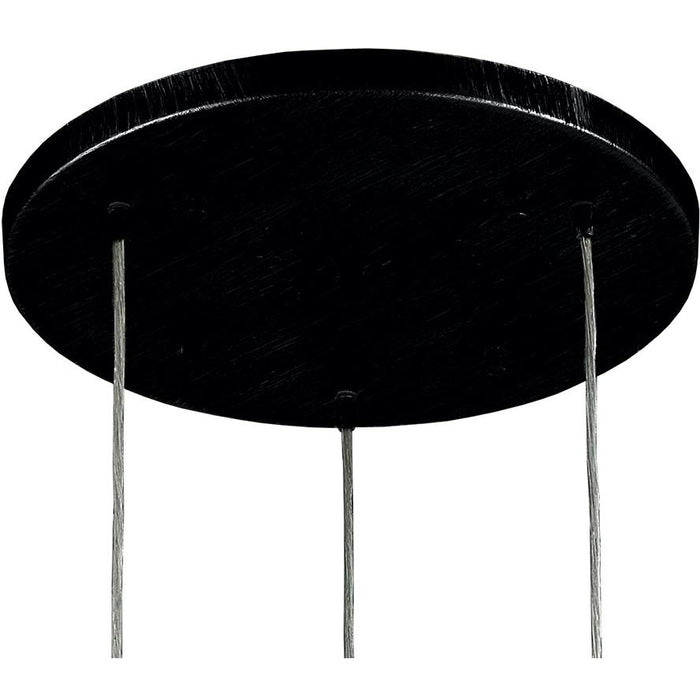 Sprocket Matte Black 3 Light Pendant - Pendants