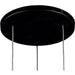 Sprocket Matte Black 3 Light Pendant - Pendants