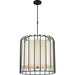 Sprocket Matte Black 9 Light Pendant - Pendants