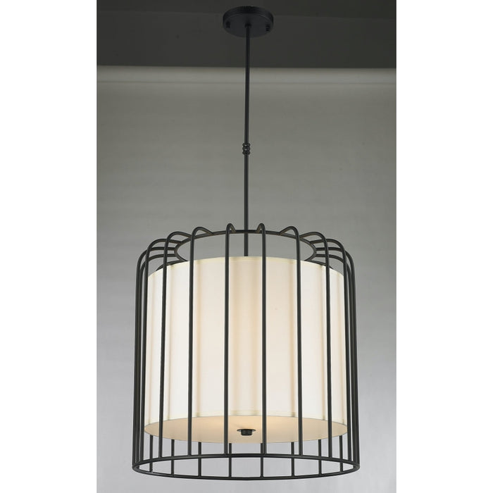 Sprocket Matte Black 9 Light Pendant - Pendants