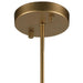 Sprocket Matte Gold 1 Light Pendant - Pendants