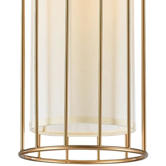 Sprocket Matte Gold 1 Light Pendant - Pendants