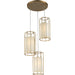 Sprocket Matte Gold 3 Light Pendant - Pendants