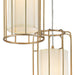 Sprocket Matte Gold 3 Light Pendant - Pendants
