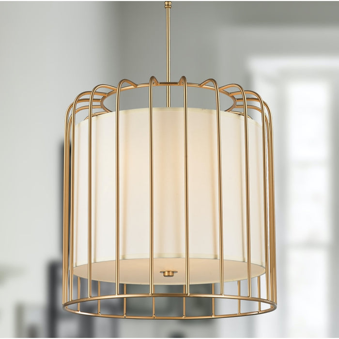 Sprocket Matte Gold 9 Light Pendant - Pendants