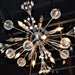Starburst Polished Chrome Clear Crystal 10 Light Flushmount - Flushmounts