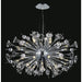 Starburst Polished Chrome Clear Crystal 24 Light Chandelier - Chandeliers