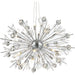 Starburst Polished Chrome Clear Crystal 24 Light Chandelier - Chandeliers