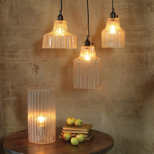 Stina Clear Glass 1 Light Pendant - Pendants