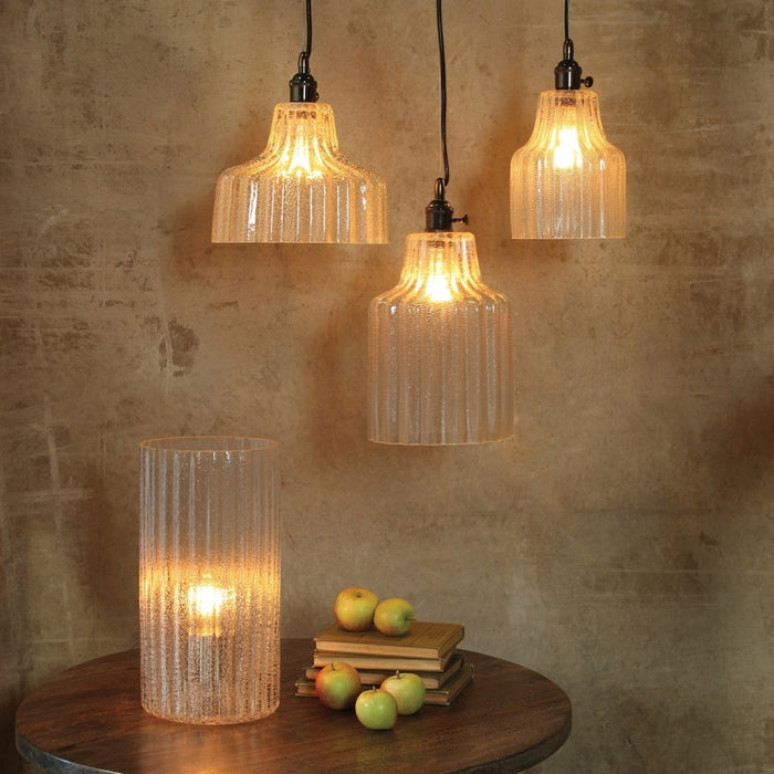 Stina Clear Glass 1 Light Pendant - Pendants
