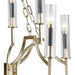 Sylvanna Antique Silver Leaf Dark Graphite Chandelier - Chandeliers