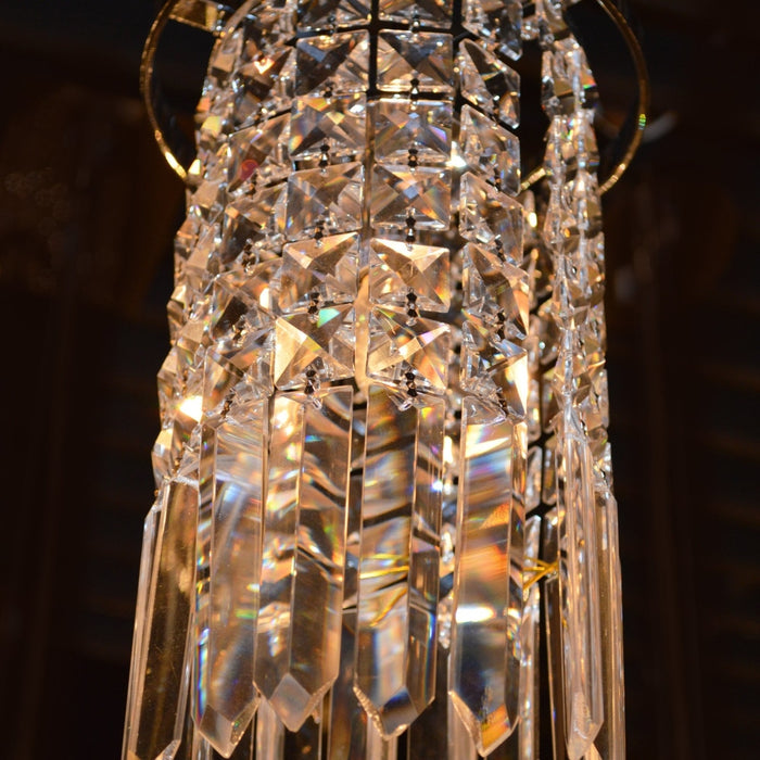 Torrent Polished Chrome Clear Crystal 1 Light Pendant - Pendants
