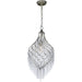 Twirl Golden Silver Chandelier - Chandeliers