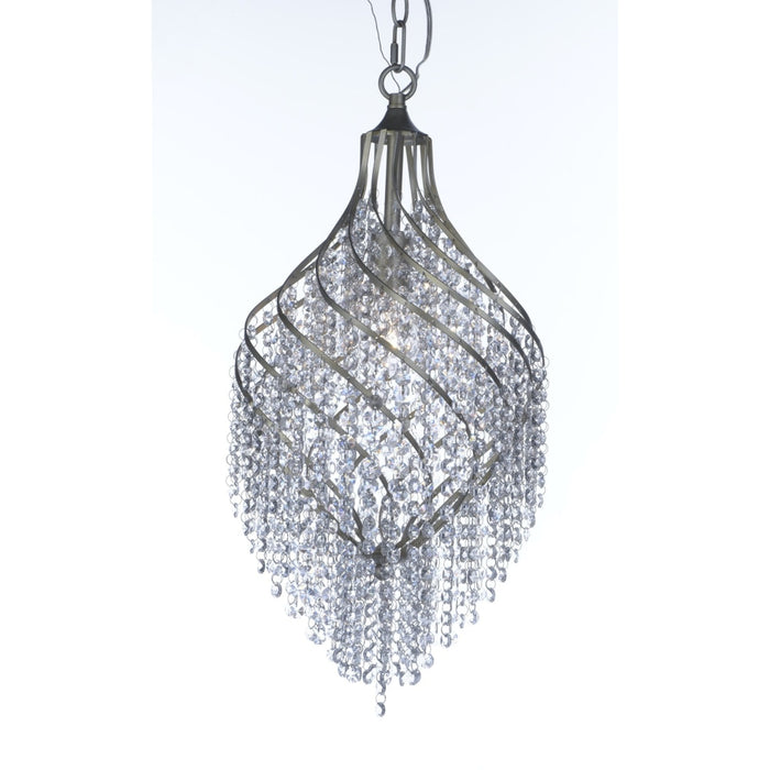 Twirl Golden Silver Chandelier - Chandeliers