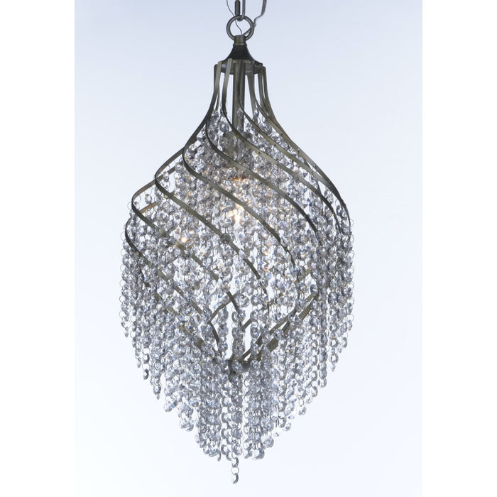 Twirl Golden Silver Chandelier - Chandeliers