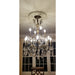 Versailles Antique Bronze Clear Crystal 12 Light Chandelier - Chandeliers