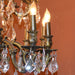 Versailles Antique Bronze Clear Crystal 15 Light Chandelier - Chandeliers
