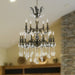Versailles Antique Bronze Clear Crystal 15 Light Chandelier - Chandeliers