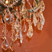Versailles Antique Bronze Clear Crystal 18 Light Chandelier - Chandeliers