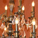 Versailles Antique Bronze Clear Crystal 18 Light Chandelier - Chandeliers