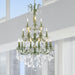 Versailles Antique Bronze Clear Crystal 21 Light Chandelier - Chandeliers
