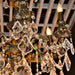 Versailles Antique Bronze Clear Crystal 5 Light Chandelier - Chandeliers