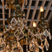 Versailles Antique Bronze Clear Crystal 5 Light Chandelier - Chandeliers