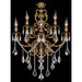 Versailles Antique Bronze Clear Crystal 5 Light Wall Sconce - Wall Sconces