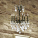 Versailles Antique Bronze Clear Crystal 6 Light Chandelier - Chandeliers