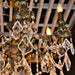 Versailles Antique Bronze Clear Crystal 8 Light Chandelier - Chandeliers