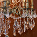 Versailles Antique Bronze Clear Crystal 9 Light Chandelier - Chandeliers