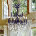 Versailles Dark Bronze Clear Crystal 15 Light Chandelier - Chandeliers