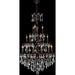 Versailles Dark Bronze Clear Crystal 21 Light Chandelier - Chandeliers