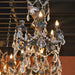 Versailles Dark Bronze Clear Crystal 6 Light Chandelier - Chandeliers