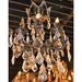 Versailles Dark Bronze Clear Crystal 8 Light Chandelier - Chandeliers