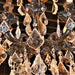Versailles Dark Bronze Clear Crystal 8 Light Chandelier - Chandeliers