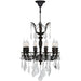 Versailles Dark Bronze Clear Crystal 10 Light Chandelier - Chandeliers