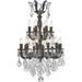 Versailles Dark Bronze Clear Crystal 18 Light Chandelier - Chandeliers