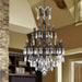 Versailles Dark Bronze Clear Crystal 18 Light Chandelier - Chandeliers