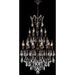 Versailles Dark Bronze Clear Crystal 18 Light Chandelier - Chandeliers